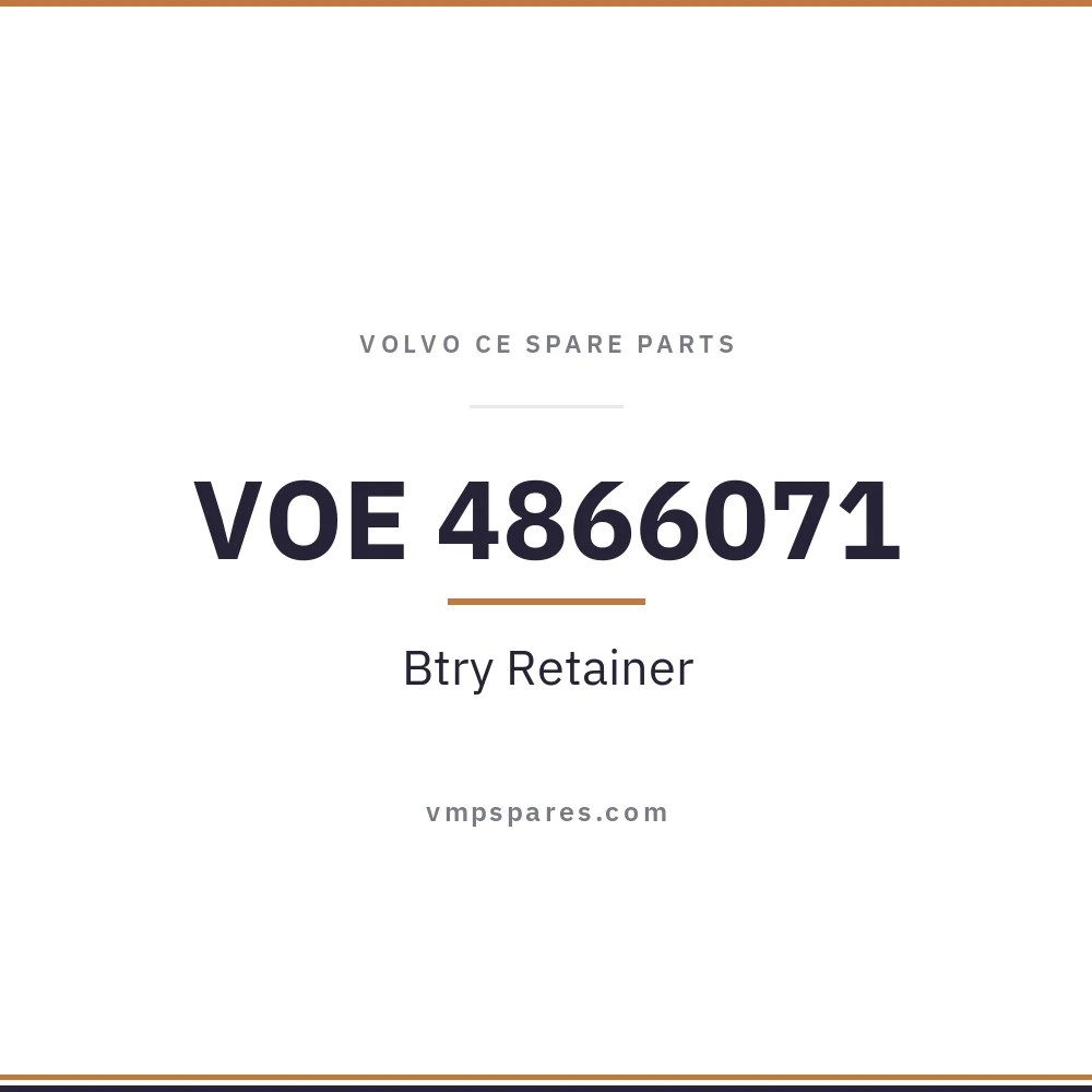 VOE 4866071 – Btry Retainer