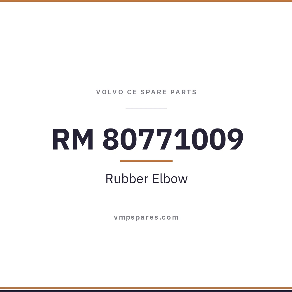 RM 80771009 – Rubber Elbow