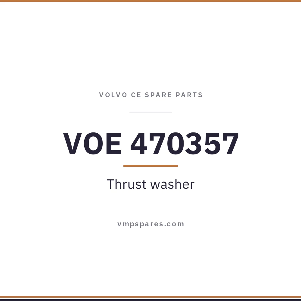 VOE 470357 – Thrust washer
