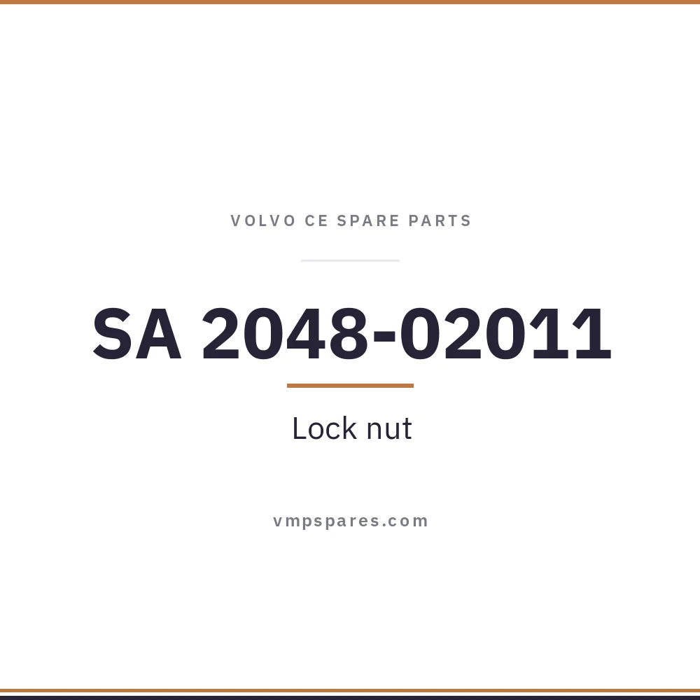 SA 2048-02011 – Lock nut