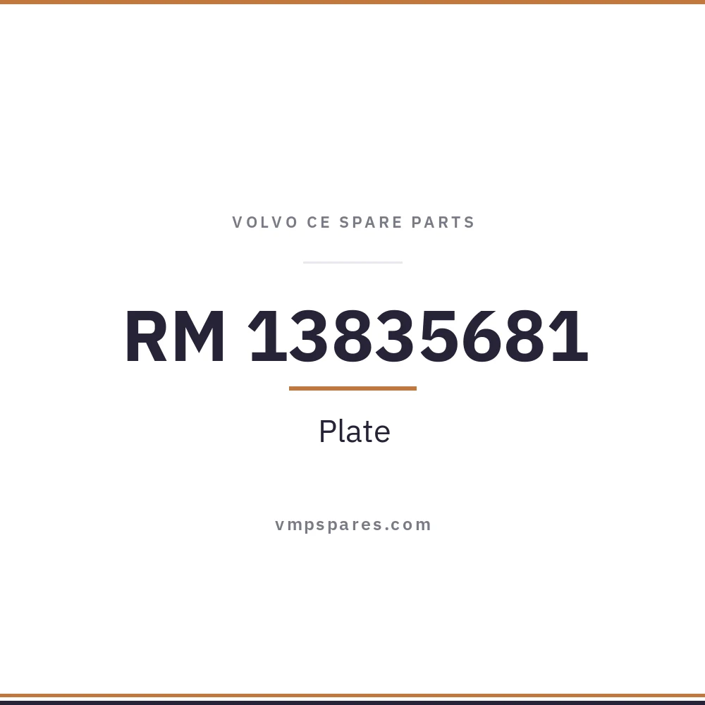 RM 13835681 – Plate