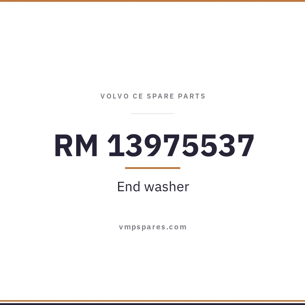 RM 13975537 – End washer