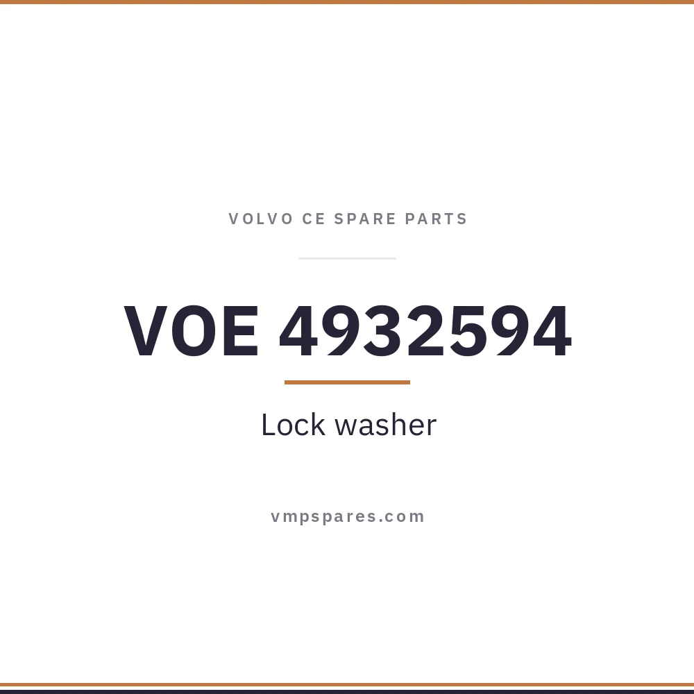 VOE 4932594 – Lock washer