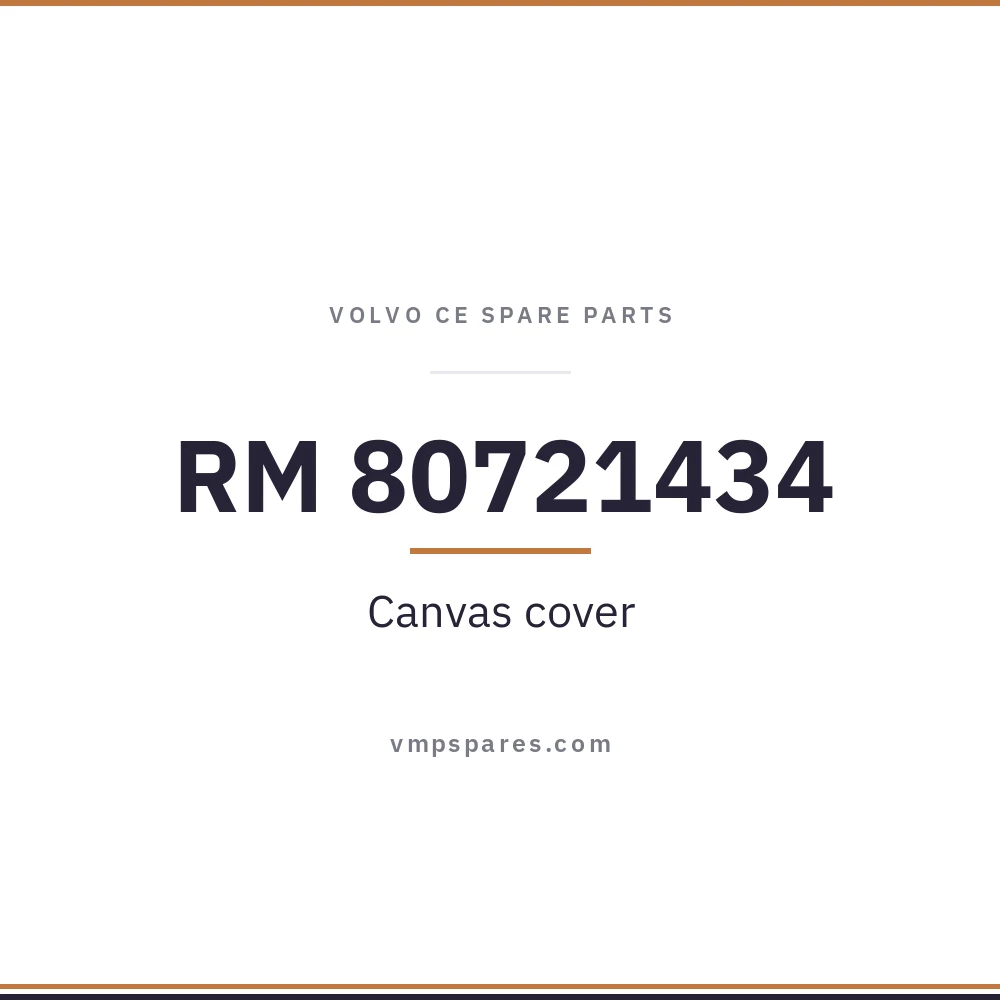 RM 80721434 – Canvas cover