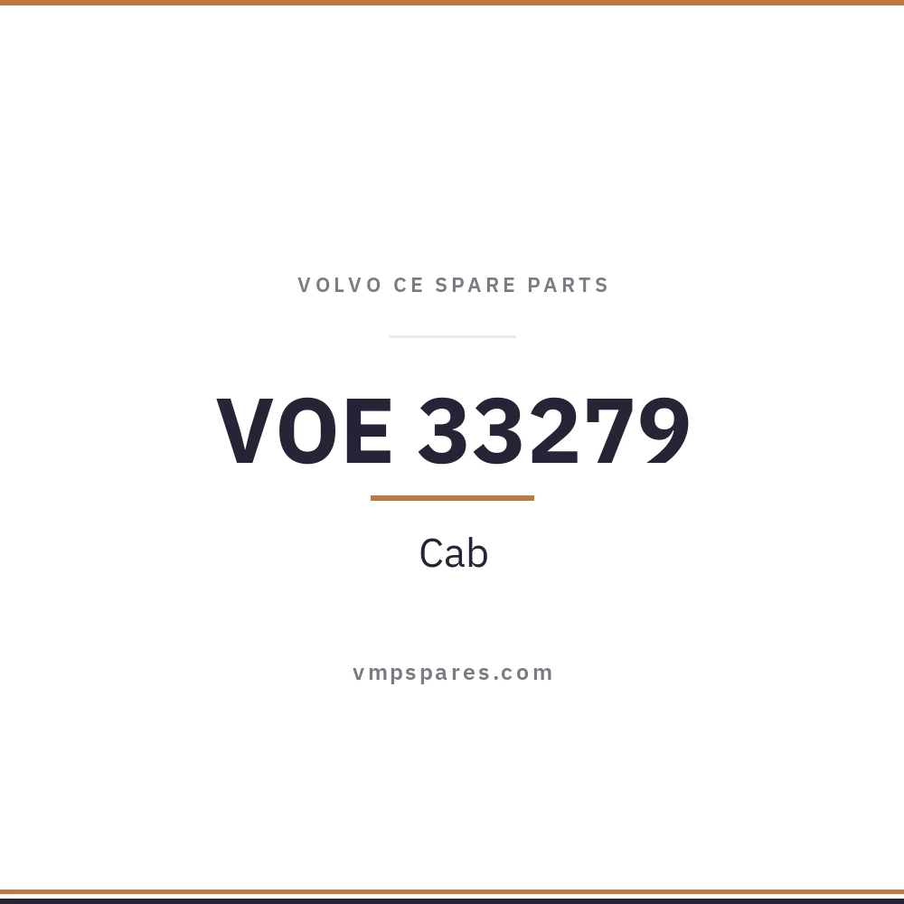 VOE 33279 – Cab