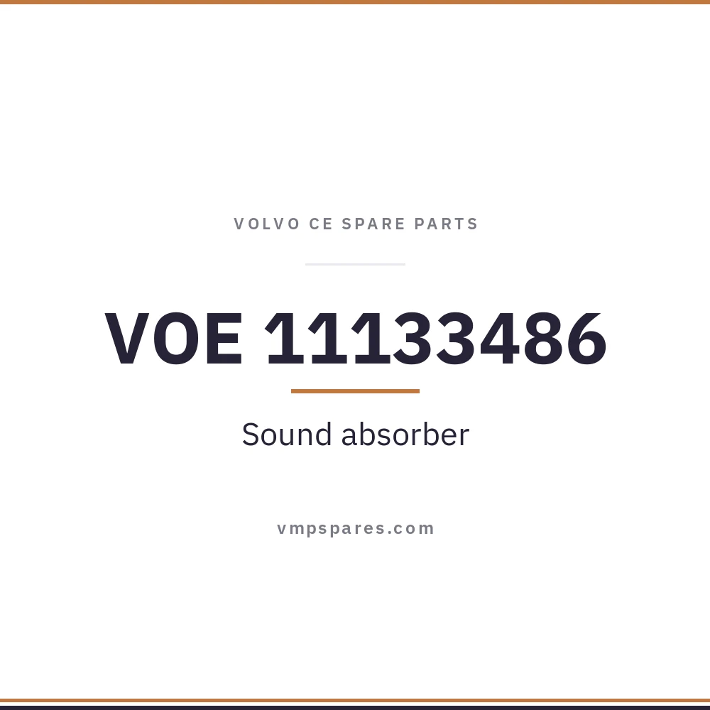 VOE 11133486 – Sound absorber