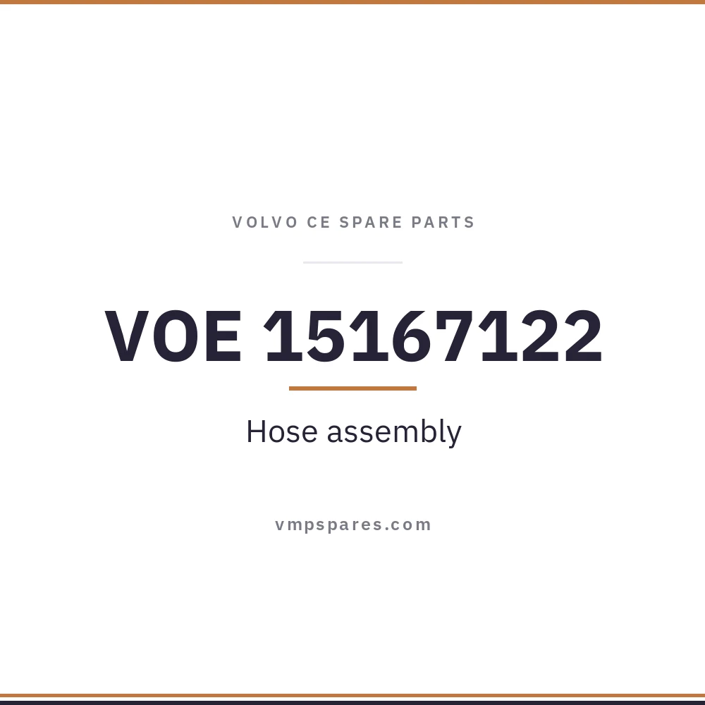 VOE 15167122 – Hose assembly