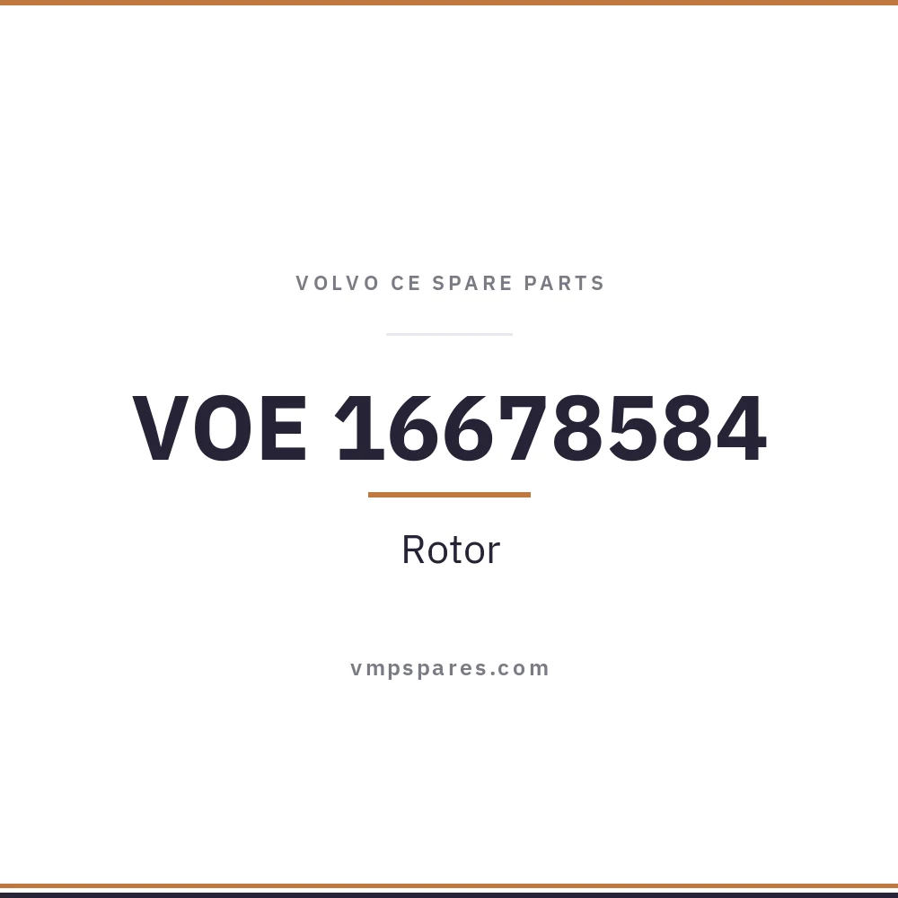 VOE 16678584 – Rotor