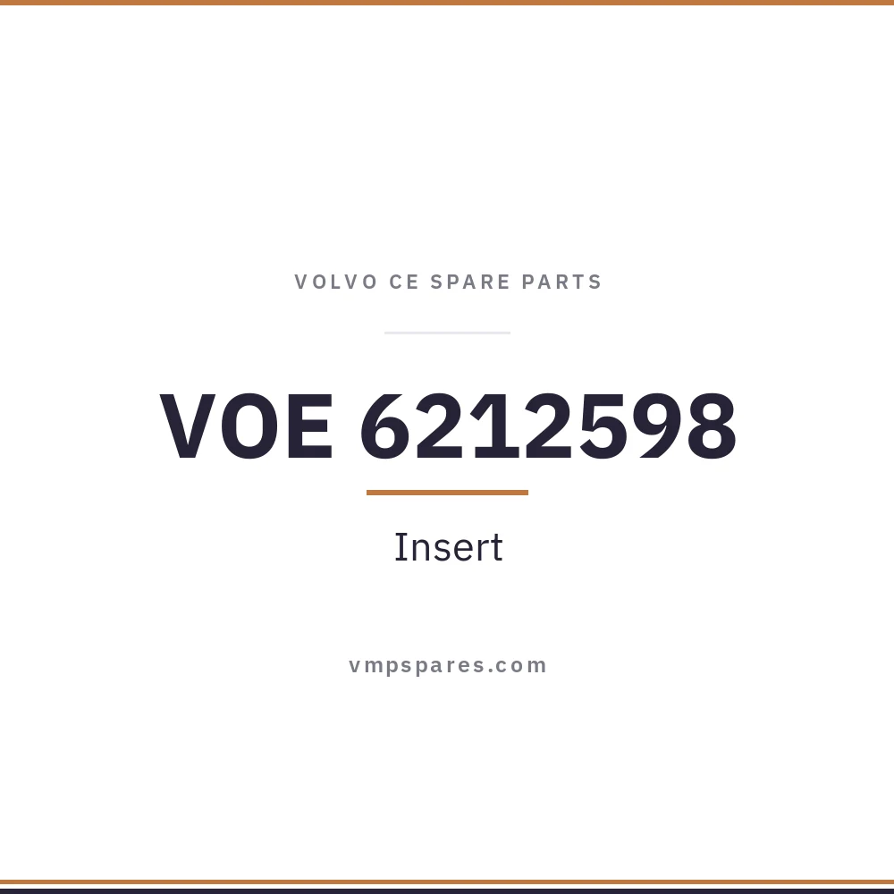 VOE 6212598 – Insert