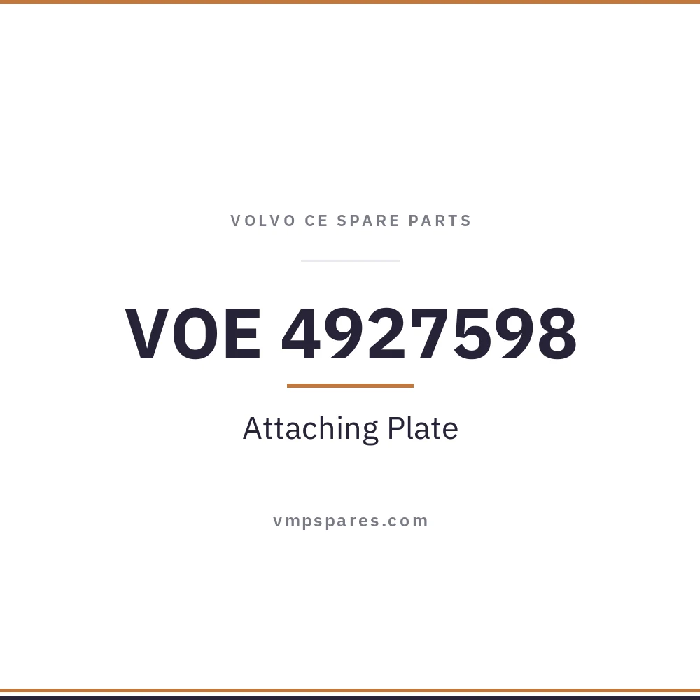 VOE 4927598 – Attaching Plate