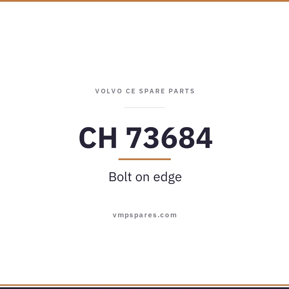 CH 73684 – Bolt on edge