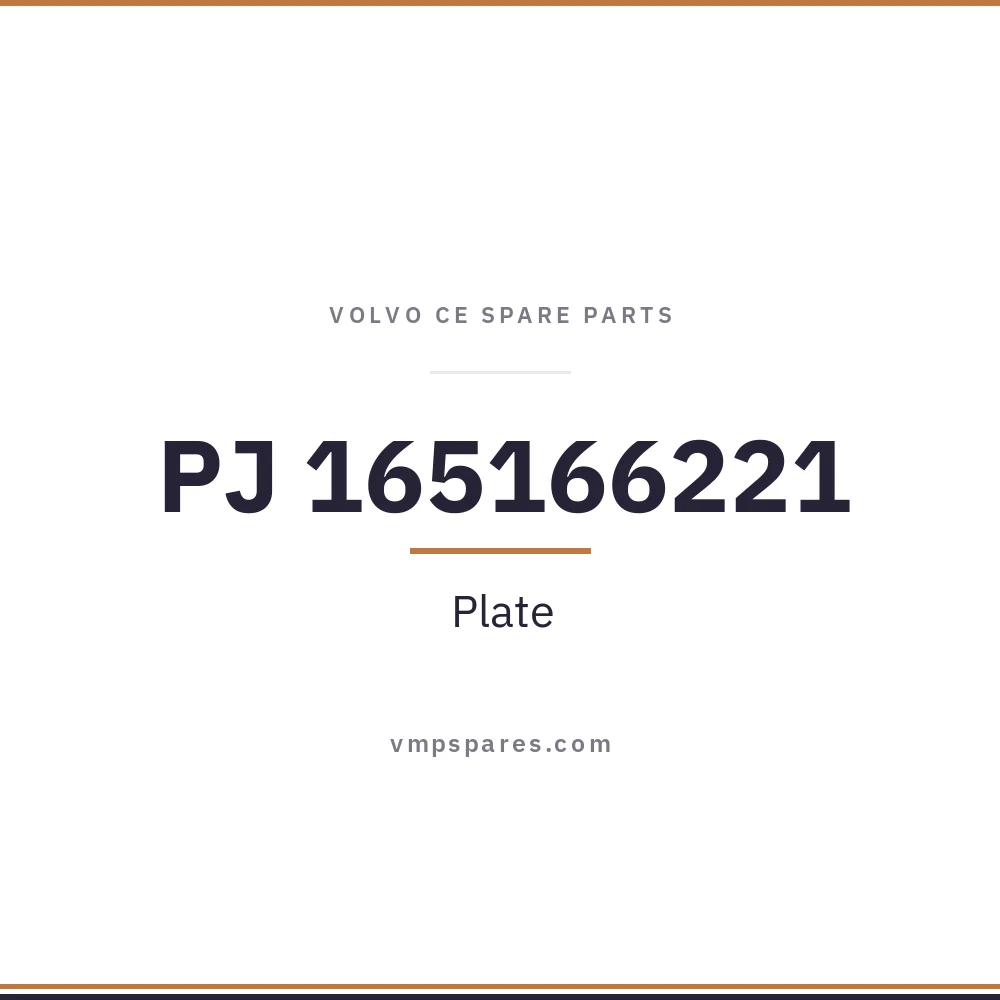 PJ 165166221 – Plate