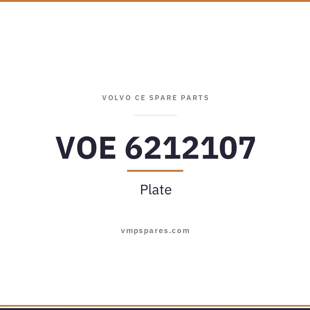 VOE 6212107 – Plate