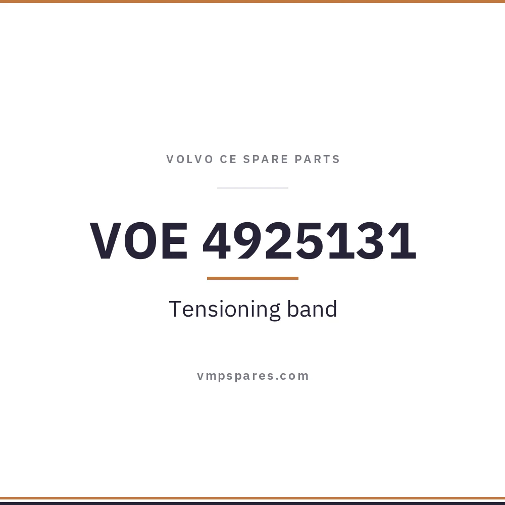 VOE 4925131 – Tensioning band