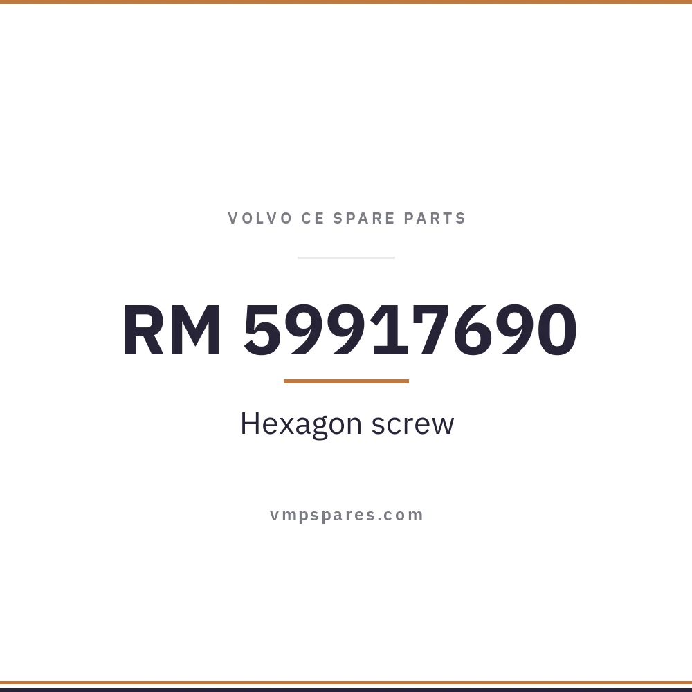 RM 59917690 – Hexagon screw