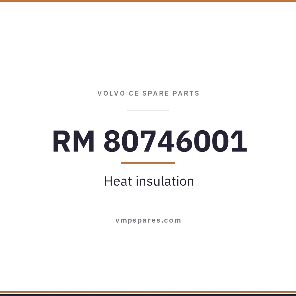 RM 80746001 – Heat insulation