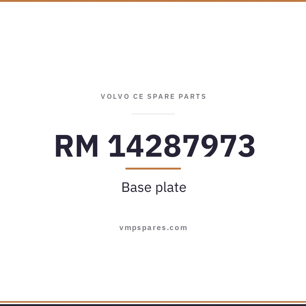 RM 14287973 – Base plate