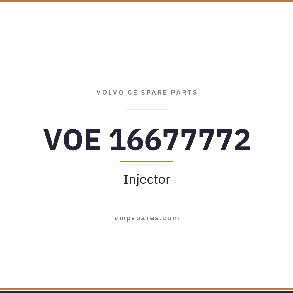 VOE 16677772 – Injector