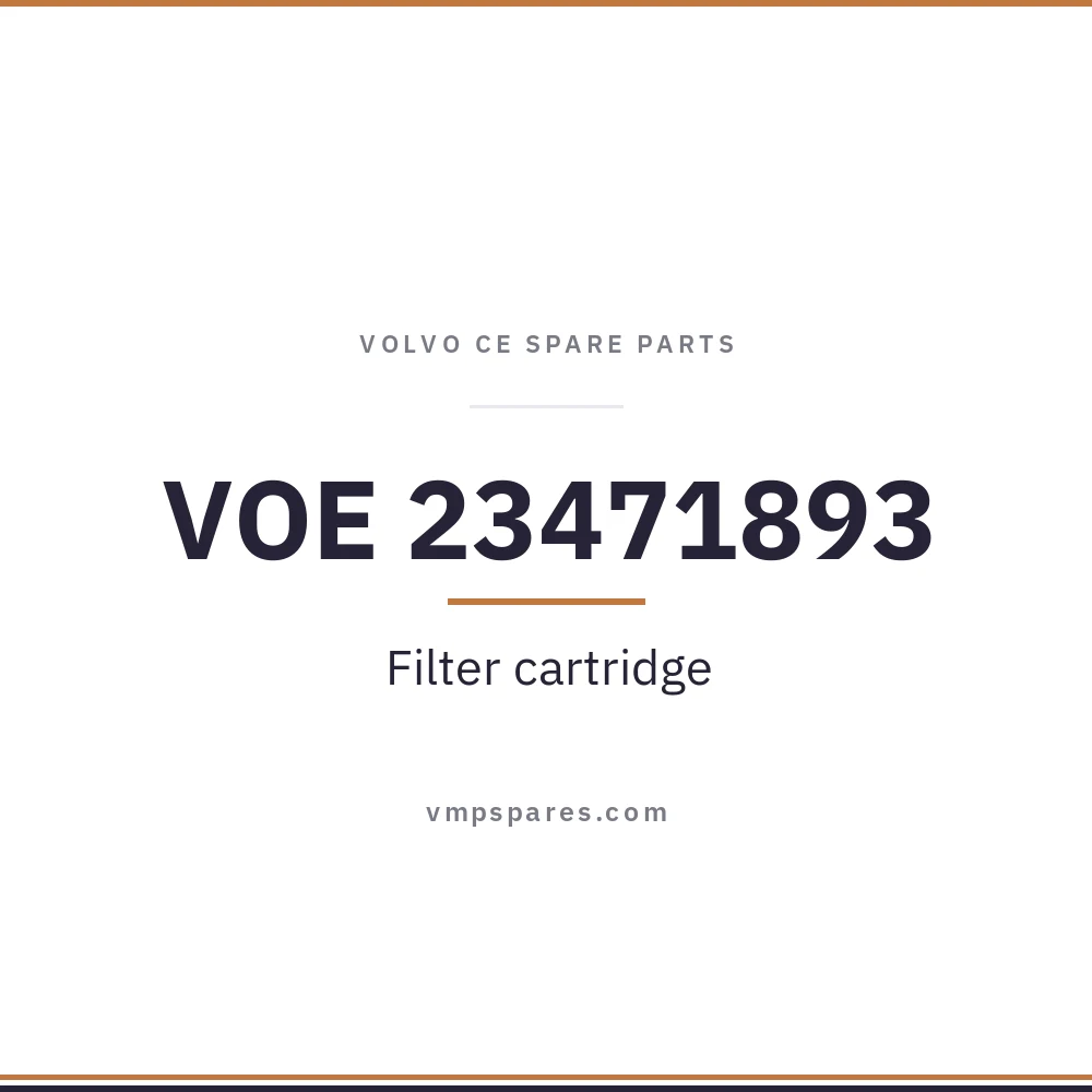 VOE 23471893 – Filter cartridge
