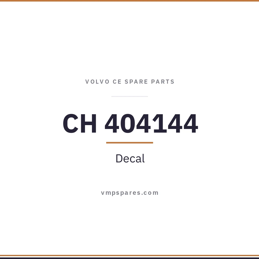 CH 404144 – Decal