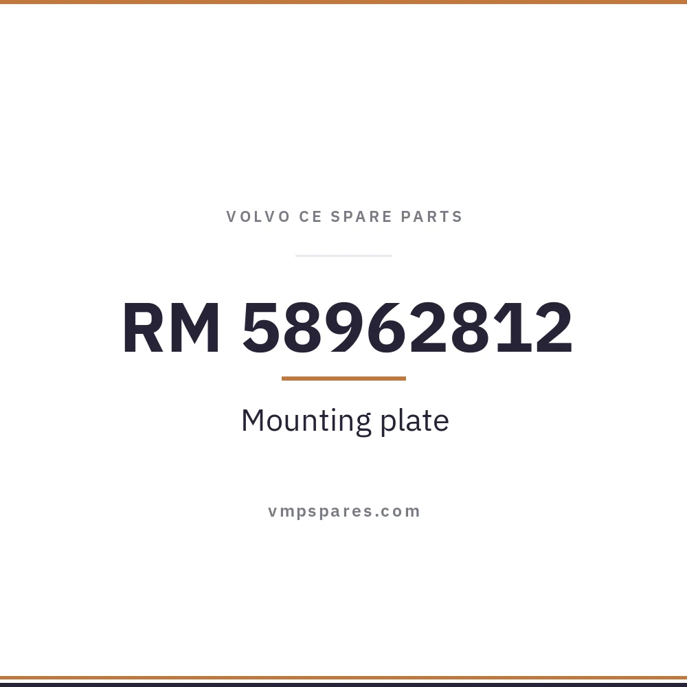 RM 58962812 – Mounting plate