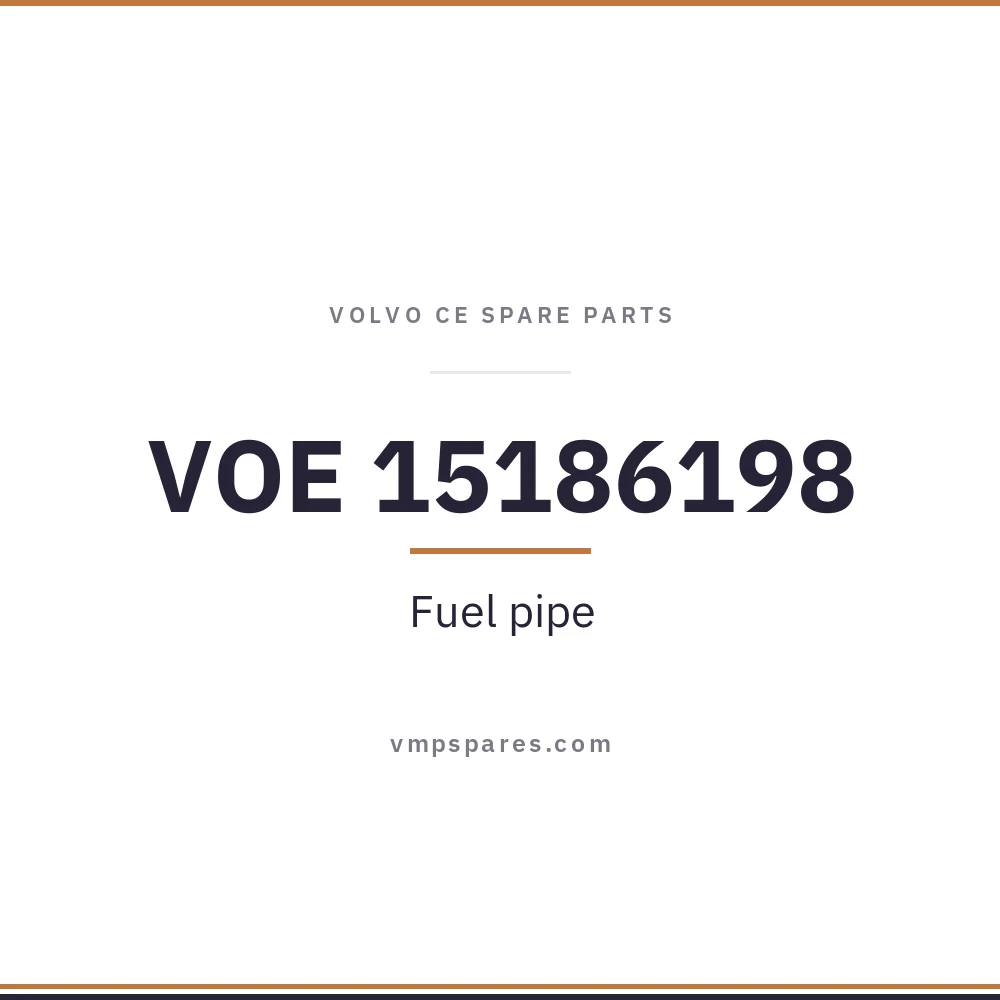 VOE 15186198 – Fuel pipe