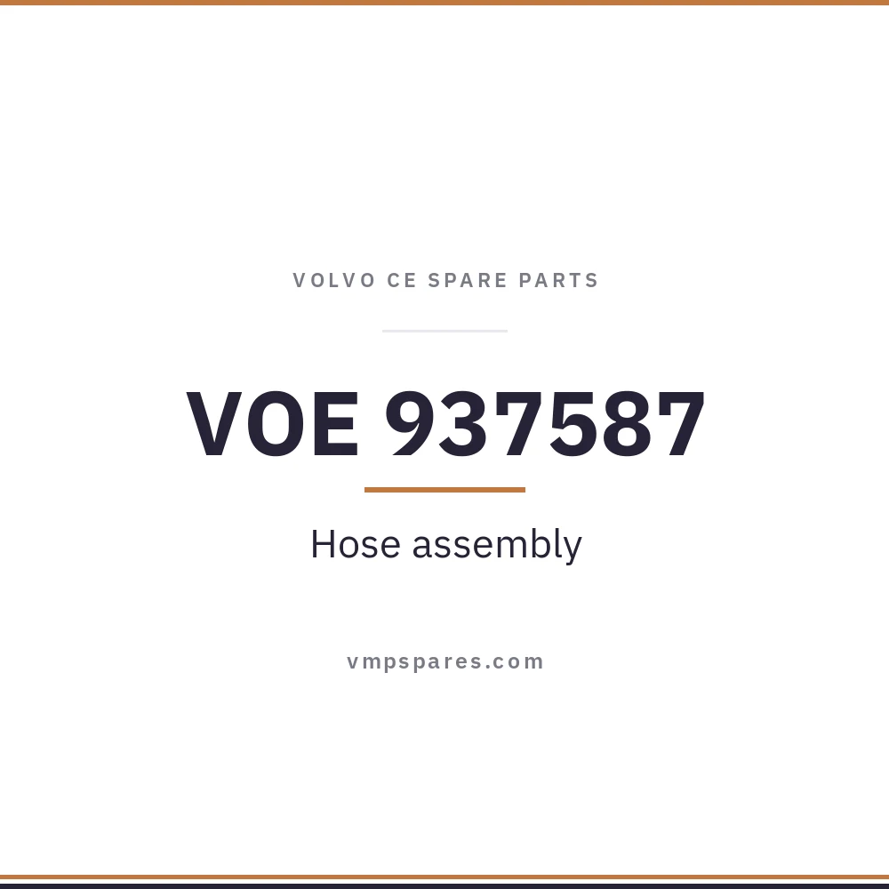 VOE 937587 – Hose assembly