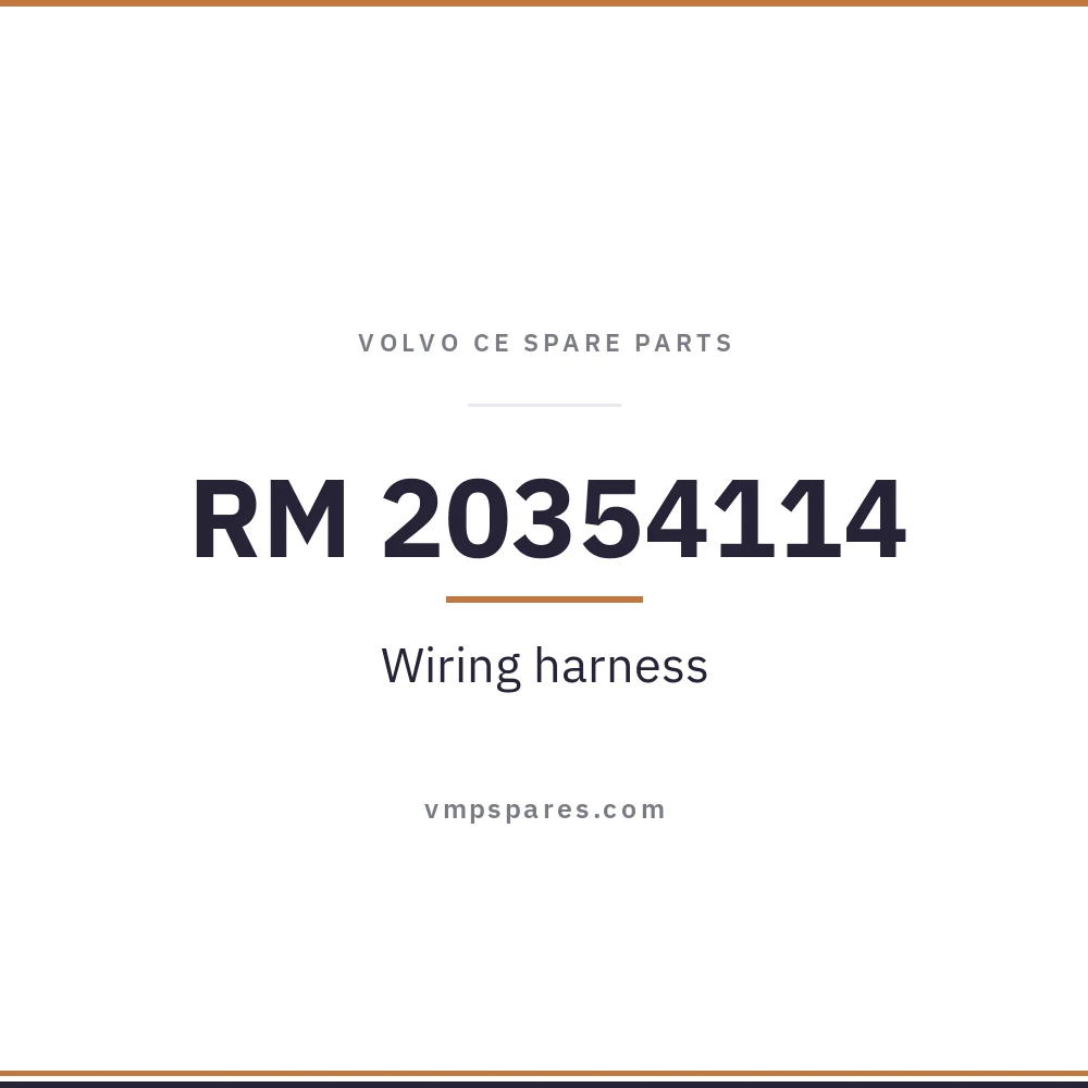 RM 20354114 – Wiring harness