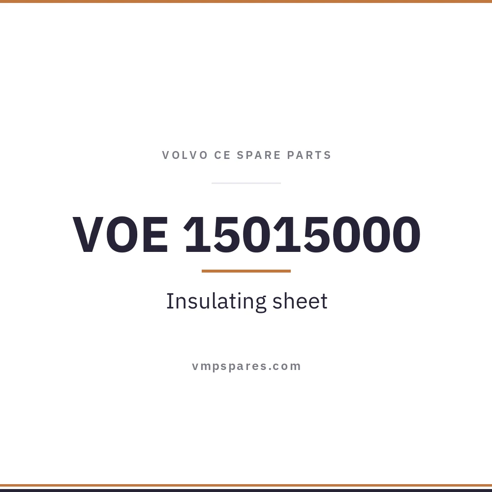 VOE 15015000 – Insulating sheet