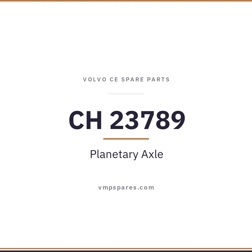 CH 23789 – Planetary Axle