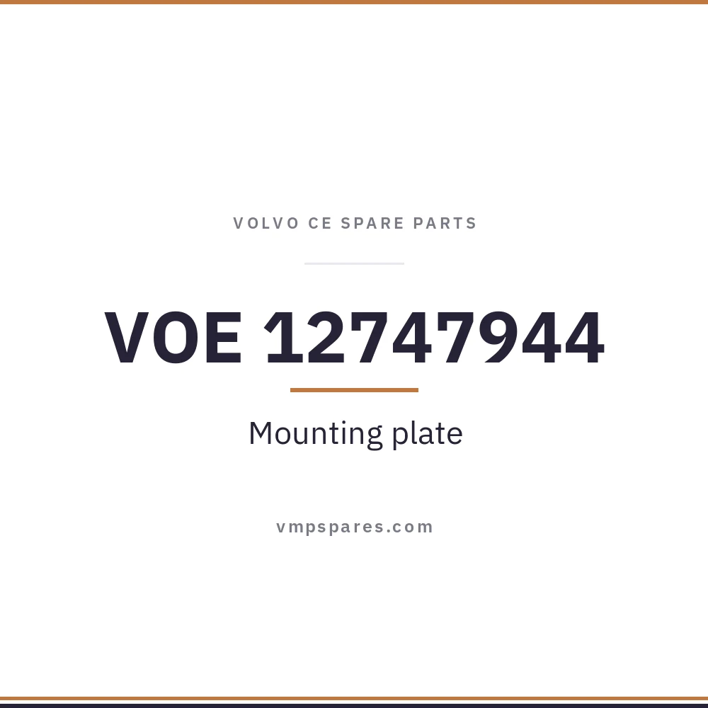 VOE 12747944 – Mounting plate
