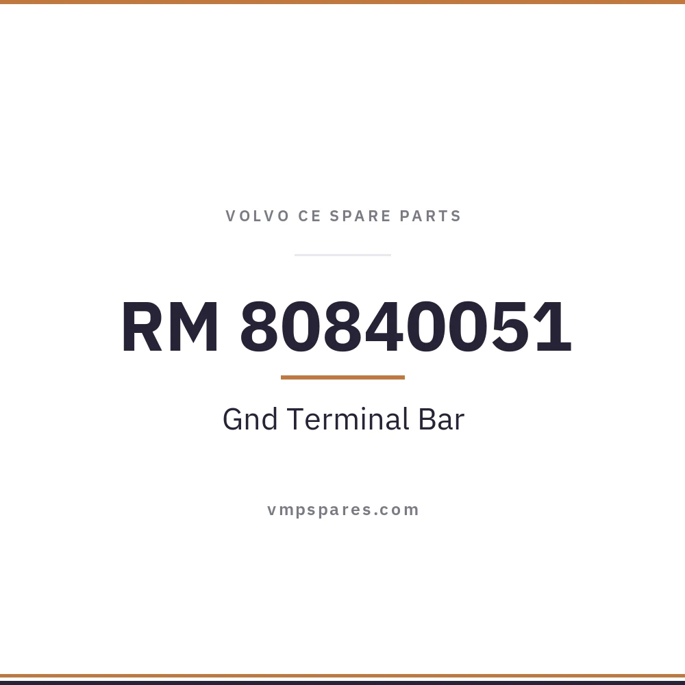 RM 80840051 – Gnd Terminal Bar
