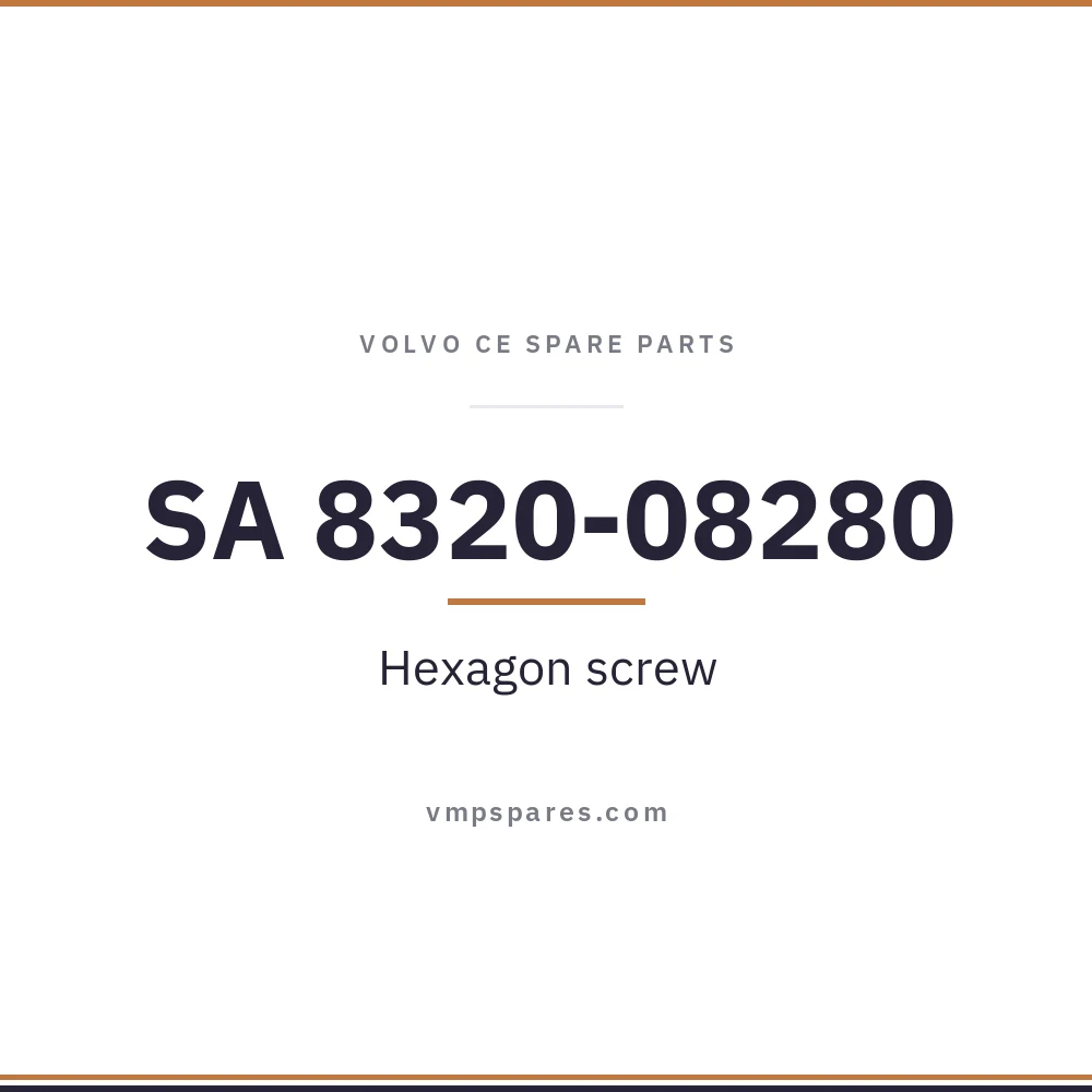 SA 8320-08280 – Hexagon screw
