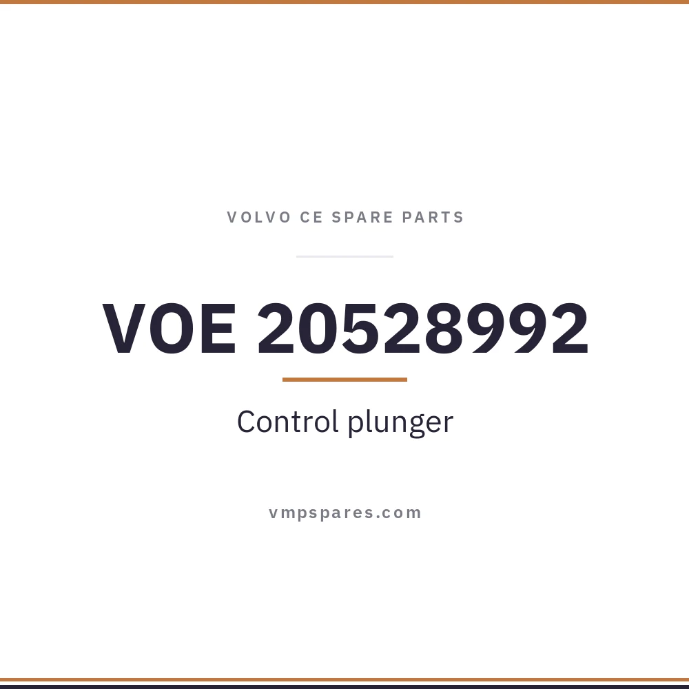 VOE 20528992 – Control plunger