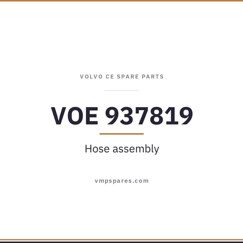 VOE 937819 – Hose assembly