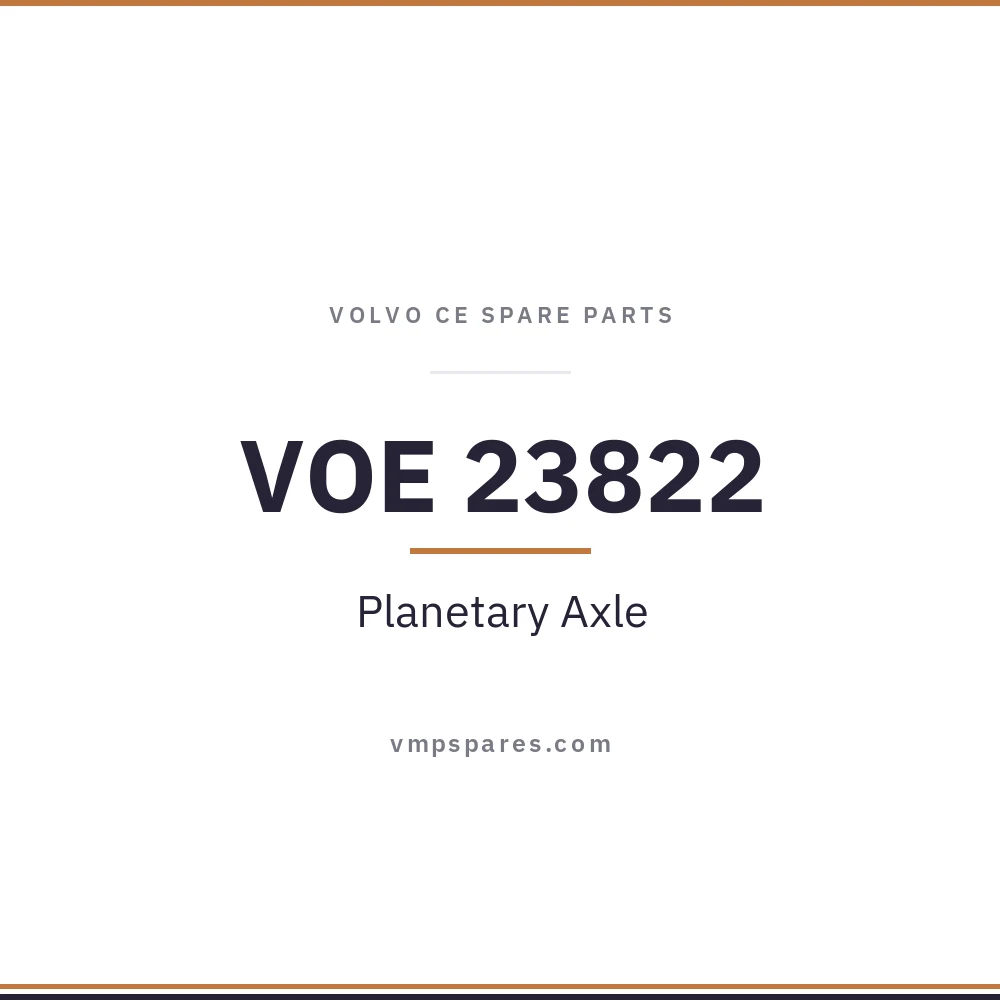 VOE 23822 – Planetary Axle