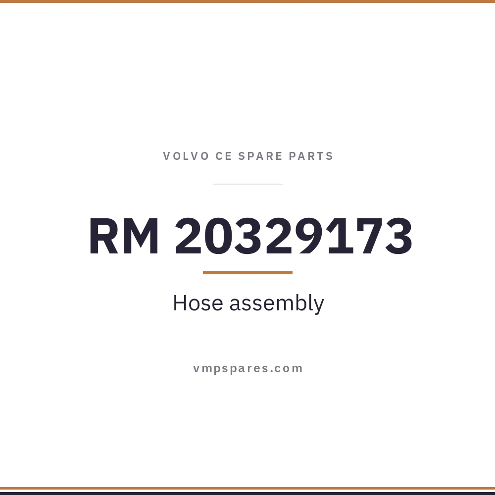 RM 20329173 – Hose assembly