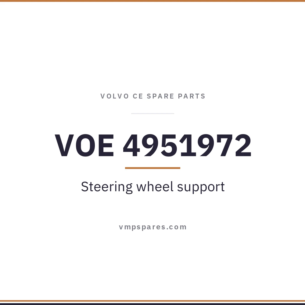 VOE 4951972 – Steering wheel support