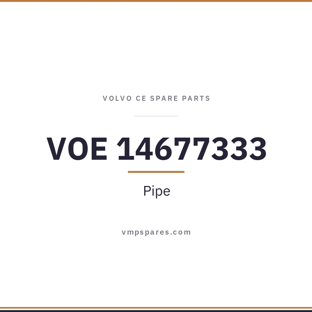 VOE 14677333 – Pipe