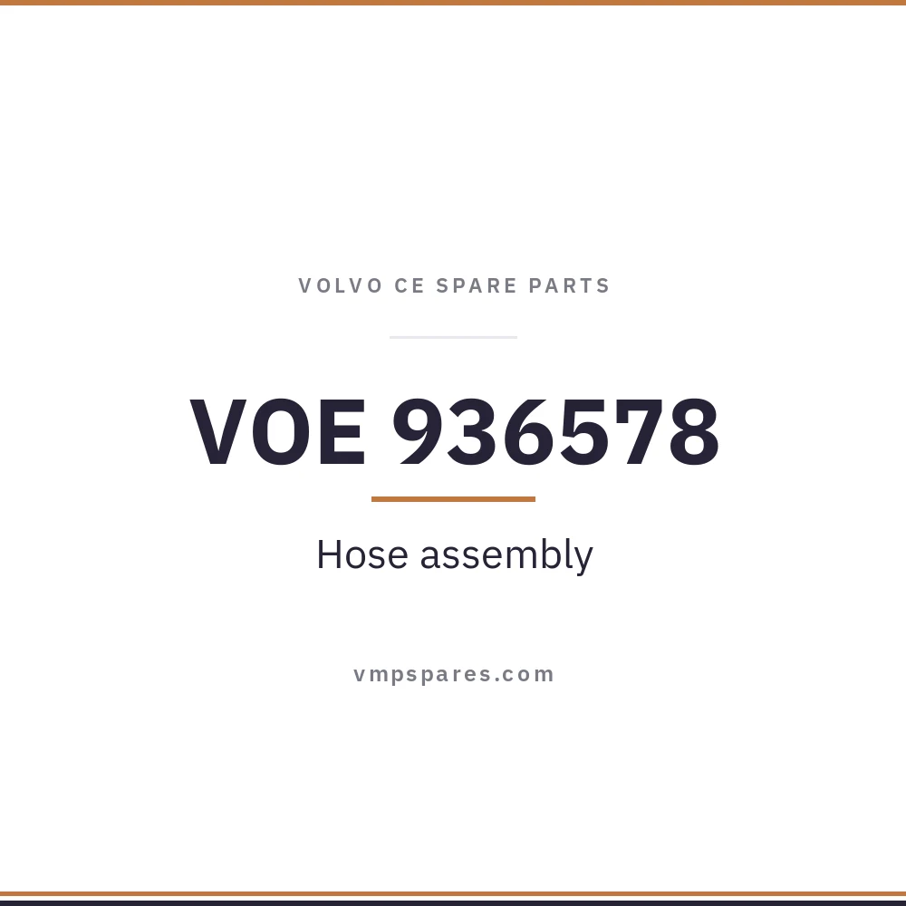 VOE 936578 – Hose assembly