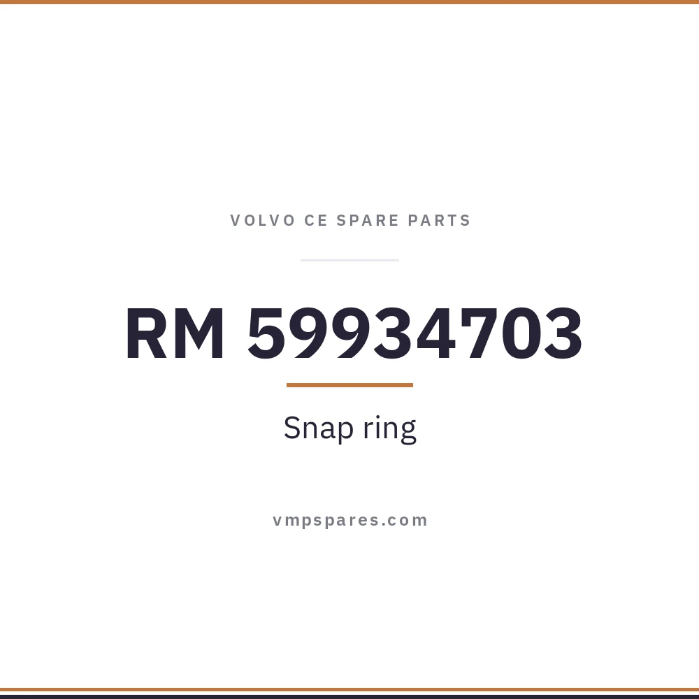 RM 59934703 – Snap ring