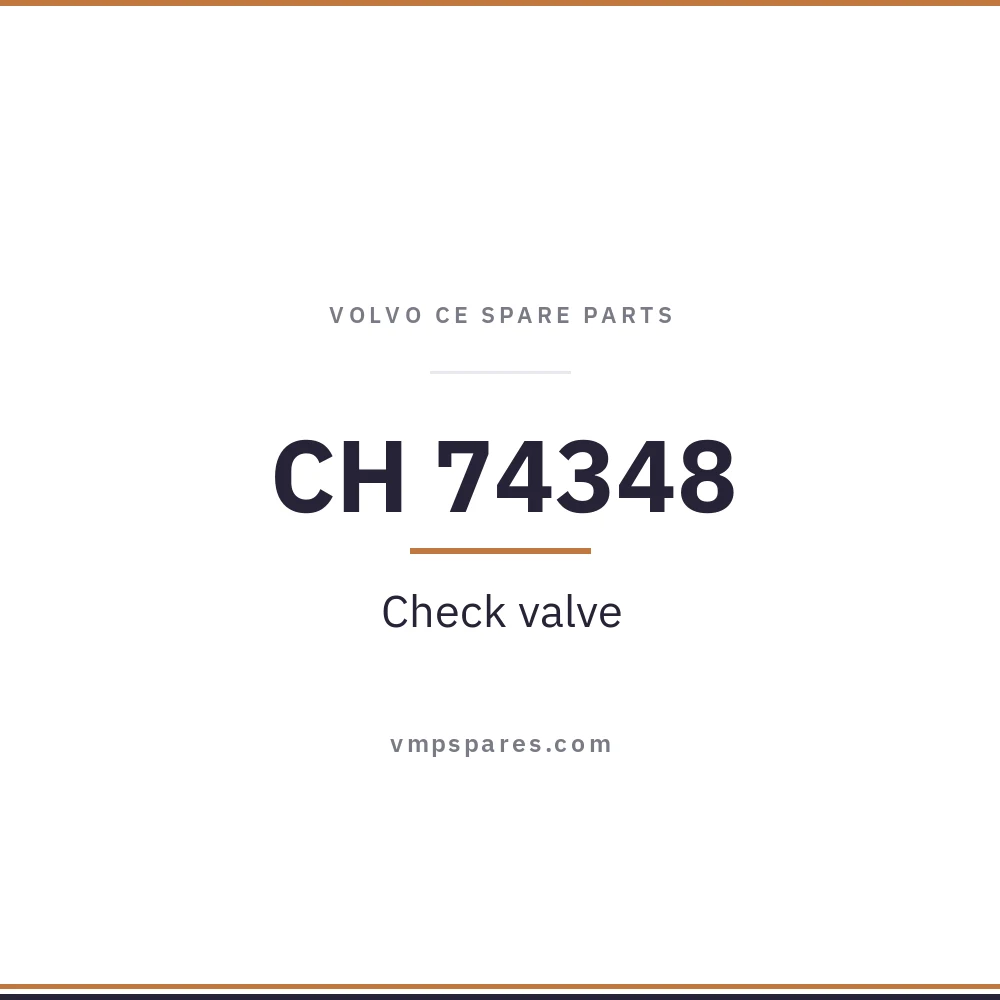 CH 74348 – Check valve