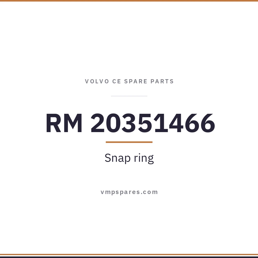 RM 20351466 – Snap ring