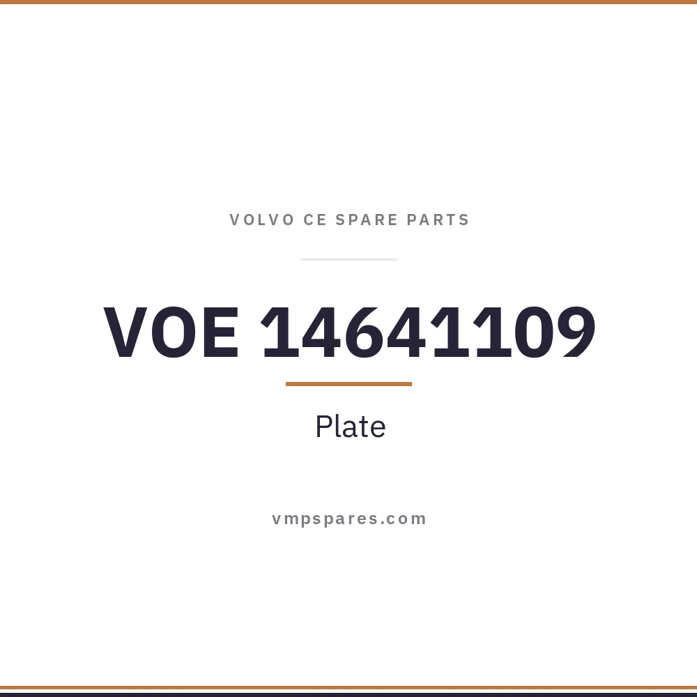 VOE 14641109 – Plate