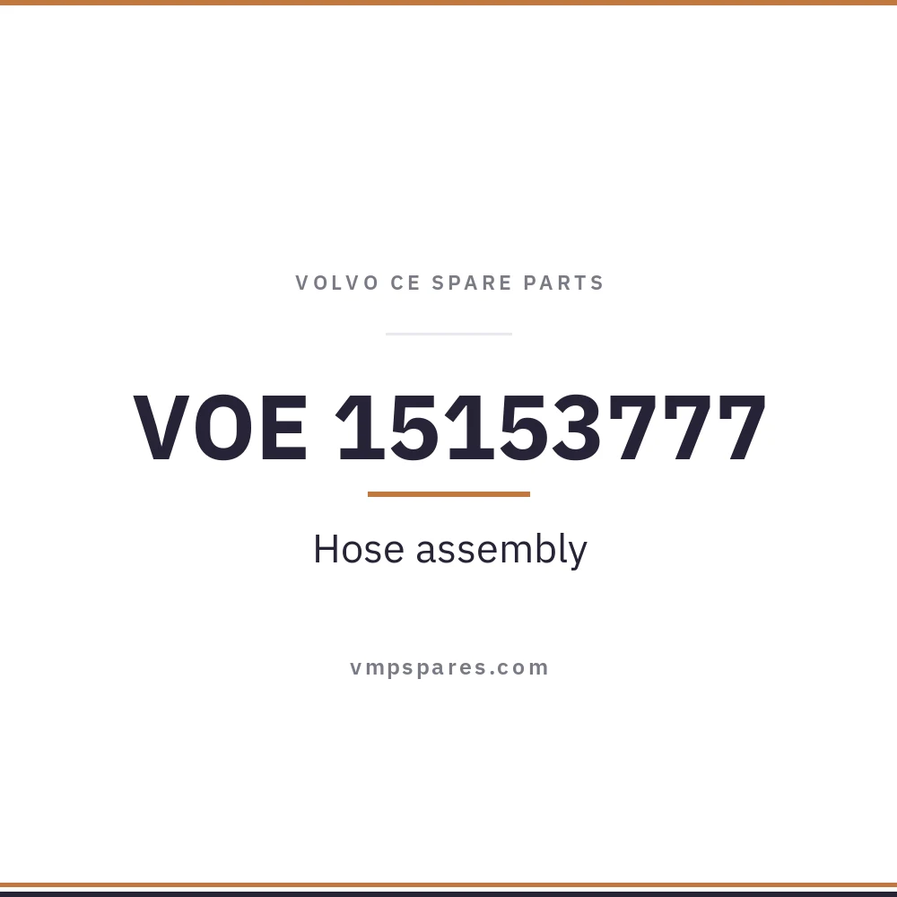 VOE 15153777 – Hose assembly