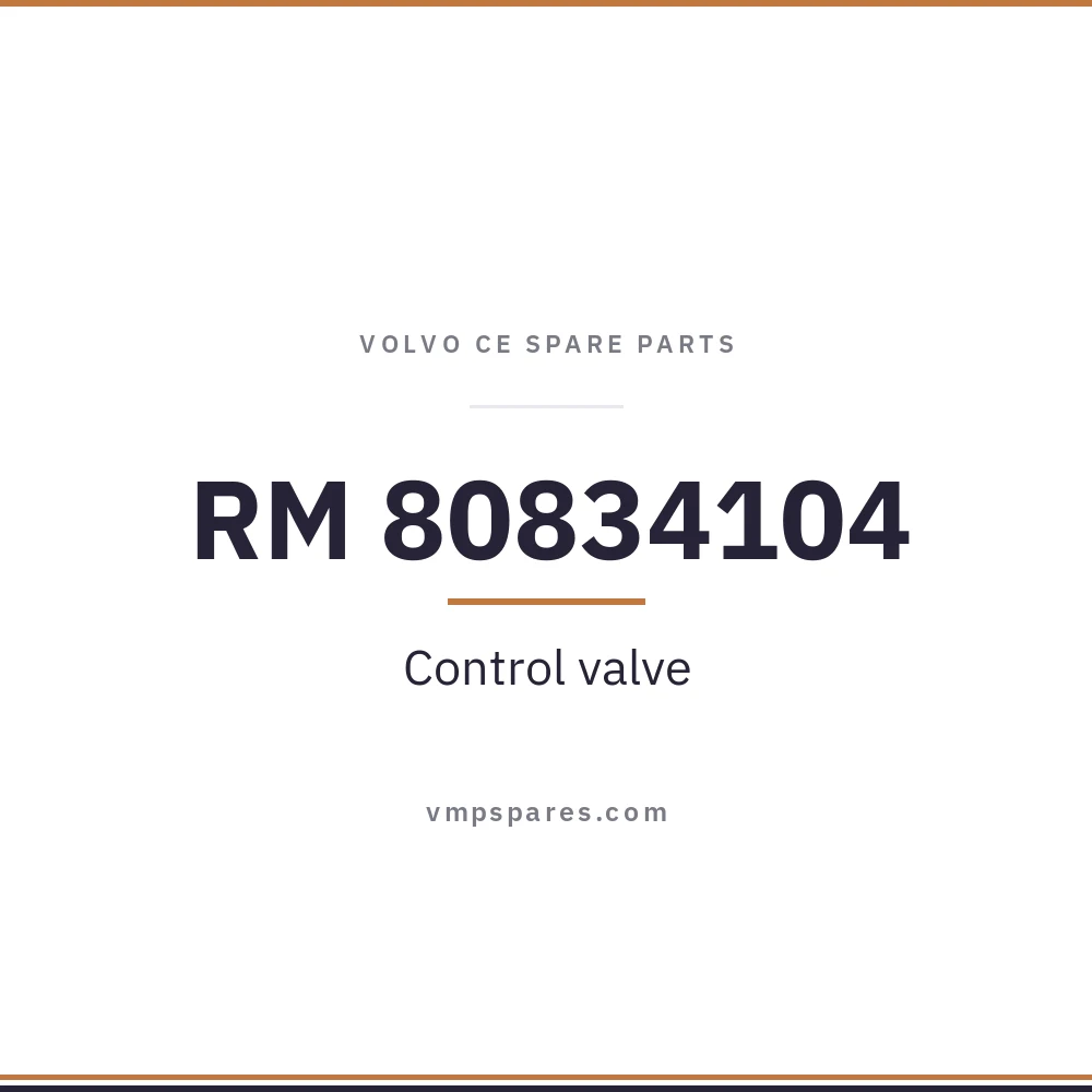 RM 80834104 – Control valve