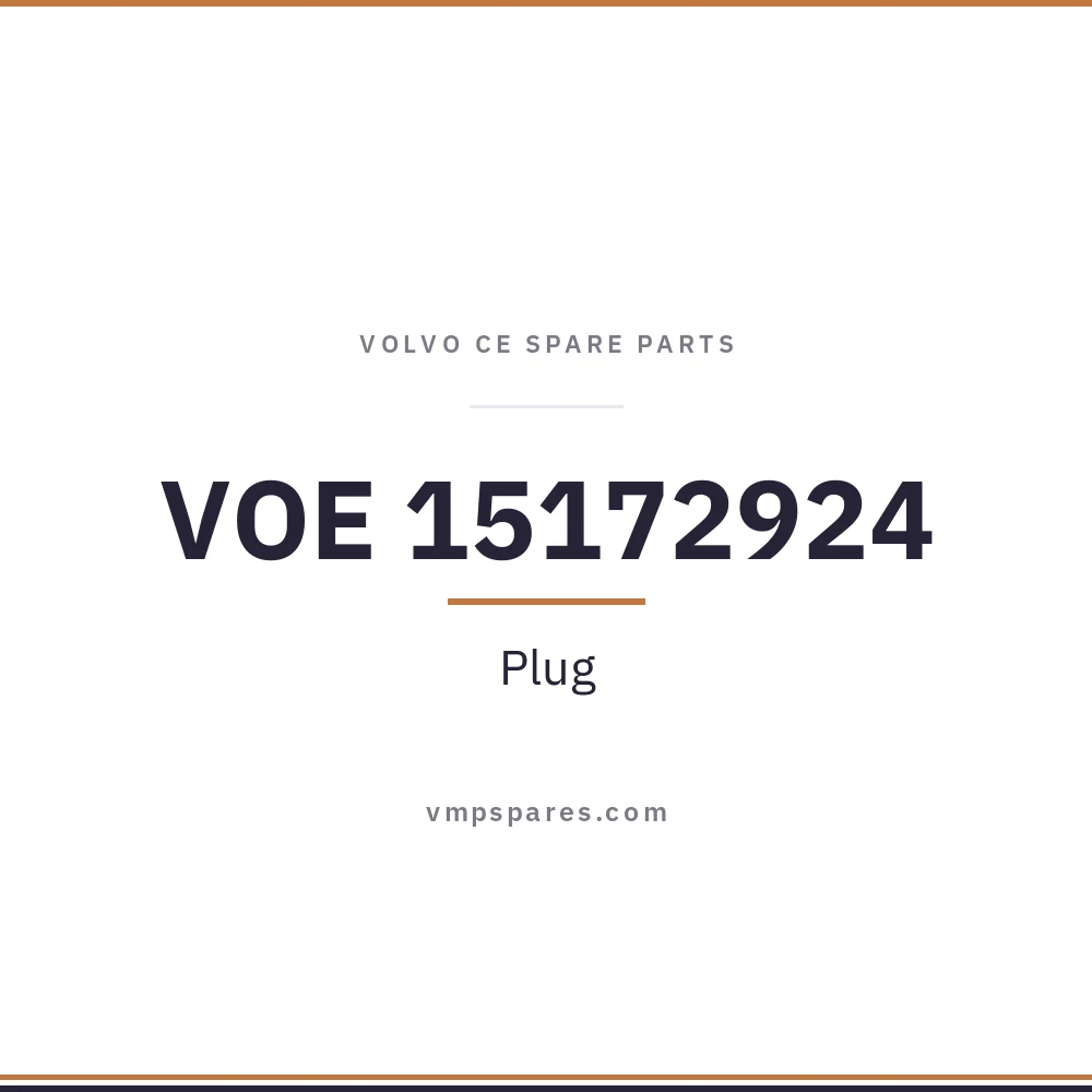 VOE 15172924 – Plug