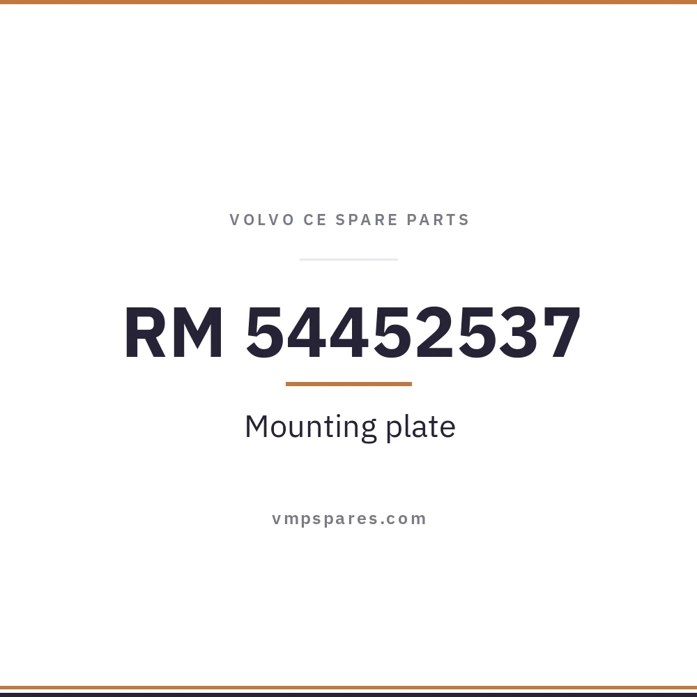 RM 54452537 – Mounting plate
