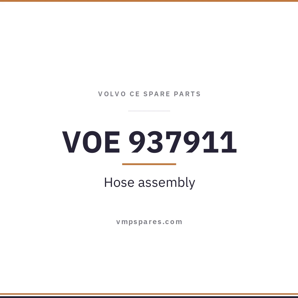 VOE 937911 – Hose assembly