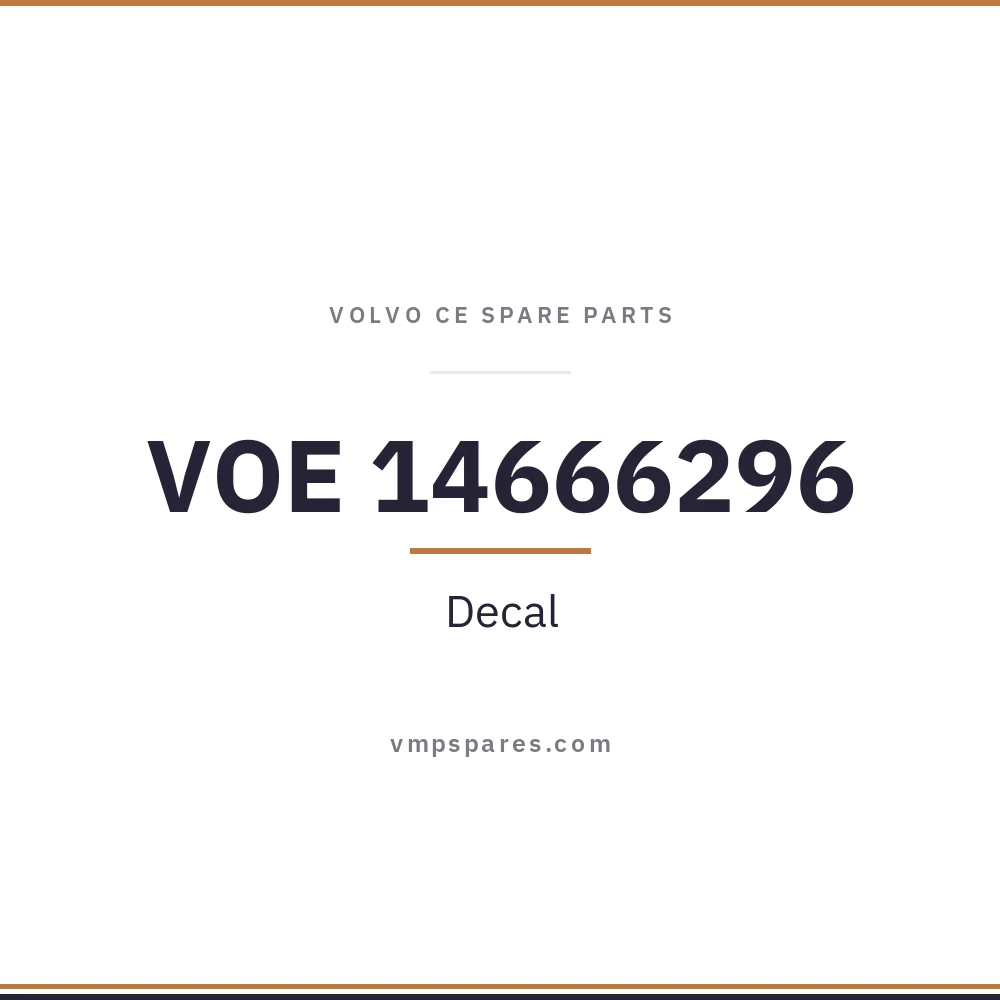 VOE 14666296 – Decal